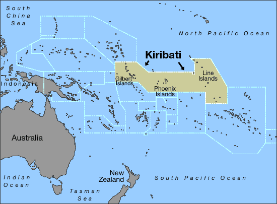 Fanning Island is a coral atoll, part of the nation of Kiribati in the South Pacific  © SW